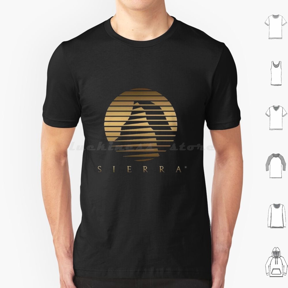 Retro Gaming Life - Koszulka Sierra Logo 6XL Bawełniana Fajny