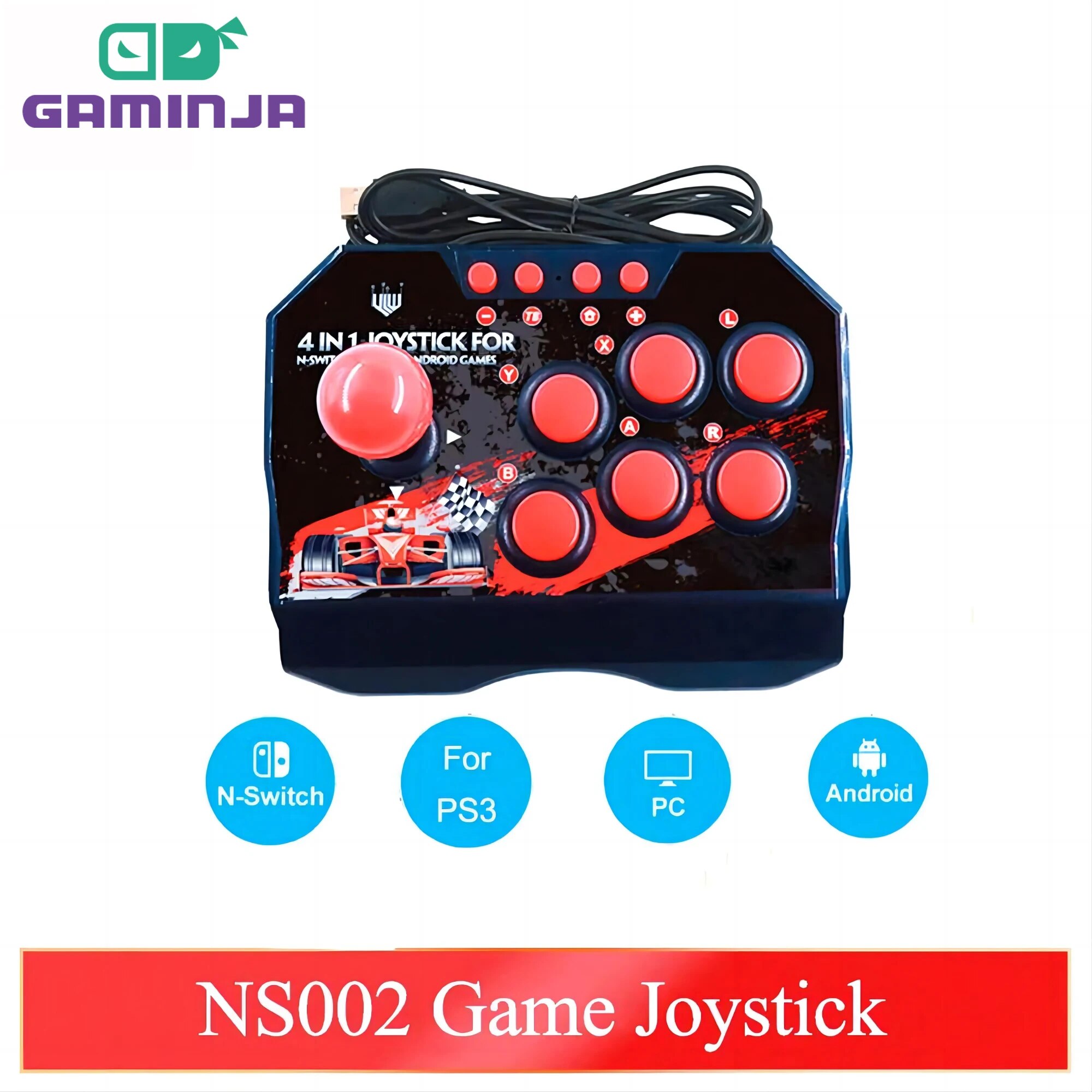 Retro Gaming Ps3 - GAMINJA NS002 4 w 1 retro