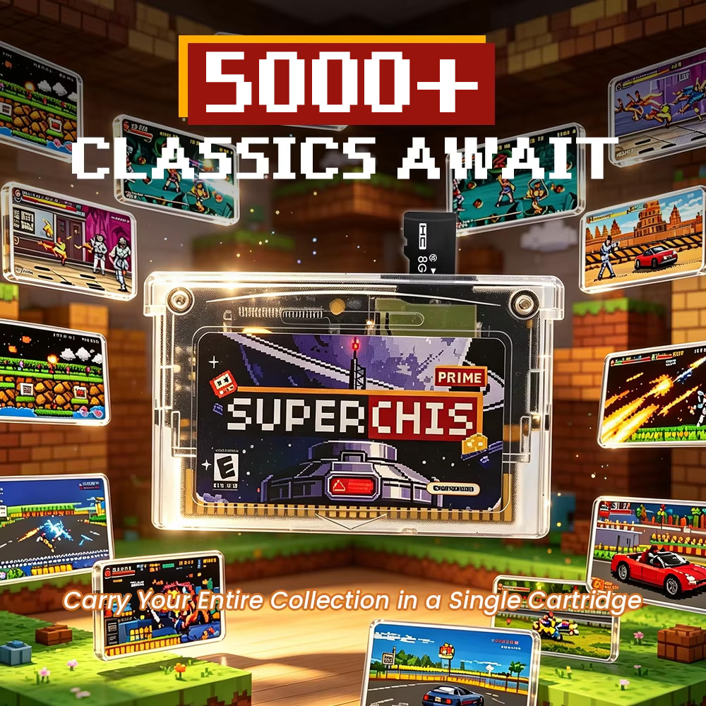 Karta z grami Retro Superchis  – Retro Gaming Box recenzja i cena