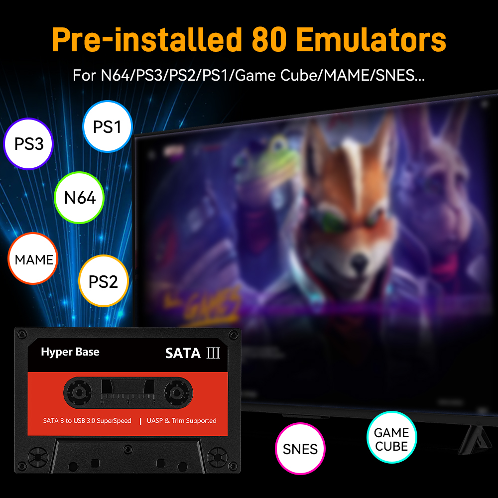 Emulator Batocera 500G/2T dysk – Retro Gaming Ps3 recenzja i cena