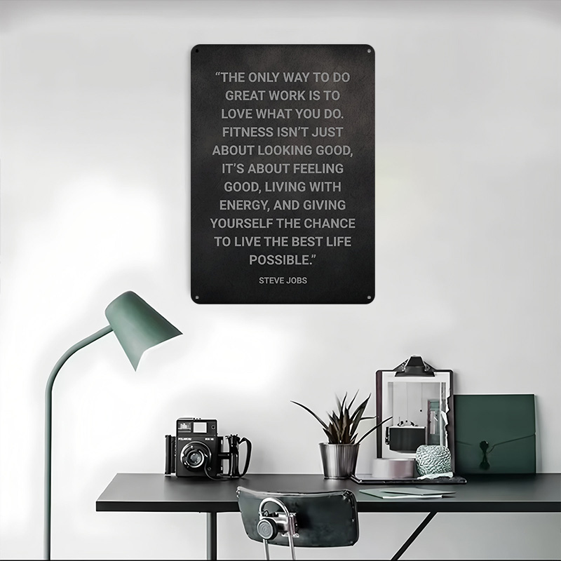 Metalowy plakat z cytatem Stev – Retro Gaming Jobs recenzja i cena