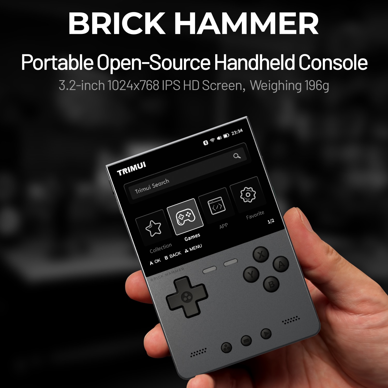 TRIMUI BRICK HAMMER Retro Kons – Retro Gaming Device Handheld recenzja i cena